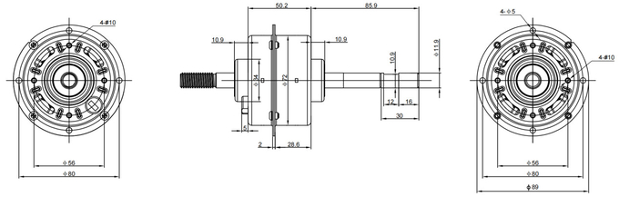 Obudowa z blachy metalowej 12-woltowy odpowietrznik BLDC Motor W7020 0